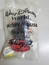 Walt Disney Mickey Mouse Mini Bean Kellogg s 2001 Cereal Promo NIP