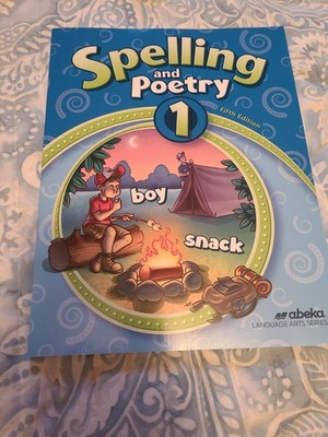 Abeka Spelling and Poetry 1 5th Ed Language Arts Series Paperback Illustrated