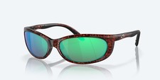 Costa Del Mar Fathom Tortoise / Green Mirror Polarized Glass 580G Sunglasses
