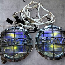 Piaa Round Fog Lights 160mm 6 Driving Lamps Pair Set Vintage Jdm Universal Used