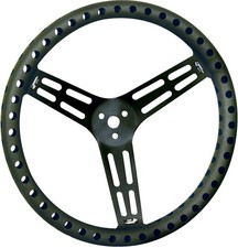 Longacre 52-56838 15-inch Dished Black Aluminum Steering Wheel Longacre 52-56838 15-inch Dished Black Aluminum Steering Wheel