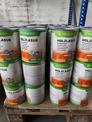 Raiffeisen Dickschichtlasur Holzlasur  Wasserbasis  10 X 750 ml ( 7,5 L Farbwahl
