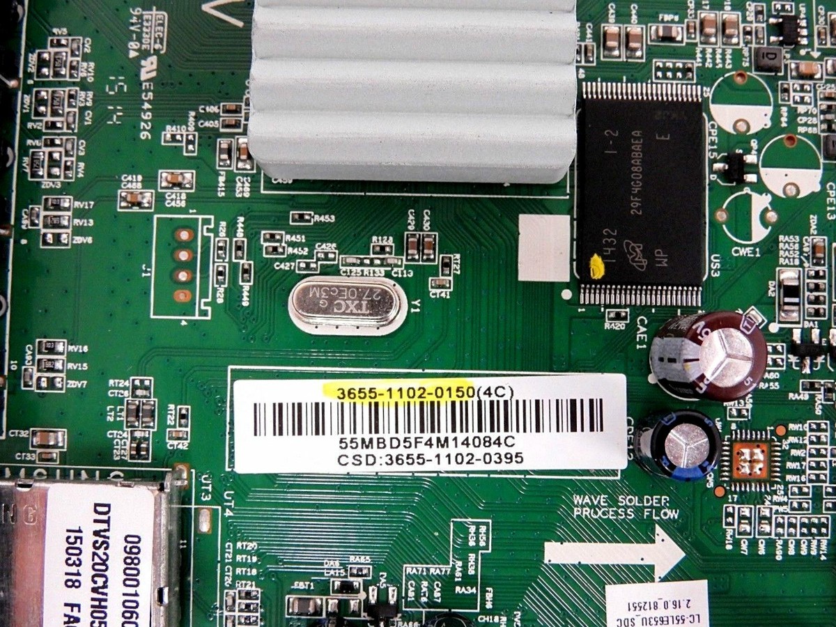 Sharp LC-55LE653U Main Board 3655-1102-0150 | eBay
