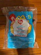 Beanie Babies McDonalds 1999 Rocket the Blue Jay Teenie Beanie Plush 5