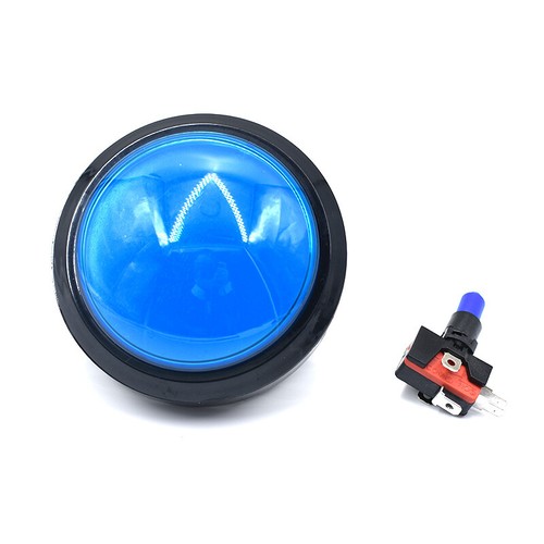 100mm Arcade Button LED Dome Illuminated with Microswitch Pop Music JAMMA MAME - Picture 18 of 42