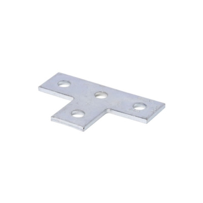B133 B-Line B133SS4, Strut Flat Plate Fitting, B133 Ss4 4H Tee Plate, 1 PC ...
