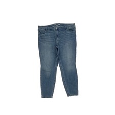 Old Navy High Rise Super Skinny Women's size 22 Dark Wash Blue Denim Jeans