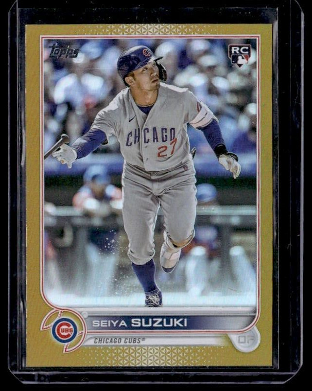 2022 Topps Update Gold Foil #US250 Seiya Suzuki RC LOGO