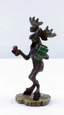 moose teacher figurine Big Sky CarversJeff Fleming designed in Montana MINT NEW
