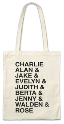 Two And A Half Names Stofftasche Einkaufstasche Fun Charlie Alan Men Harper Jake