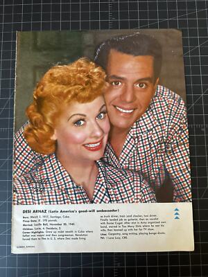 Rare Vintage 1955 Lucille Ball & Desi Arnaz Portrait | eBay
