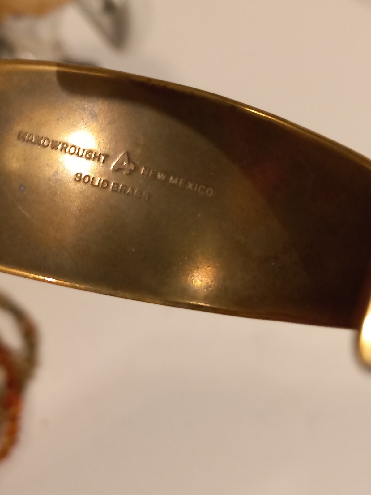 Handmade Cuff Bracelet Solid Brass - image 4