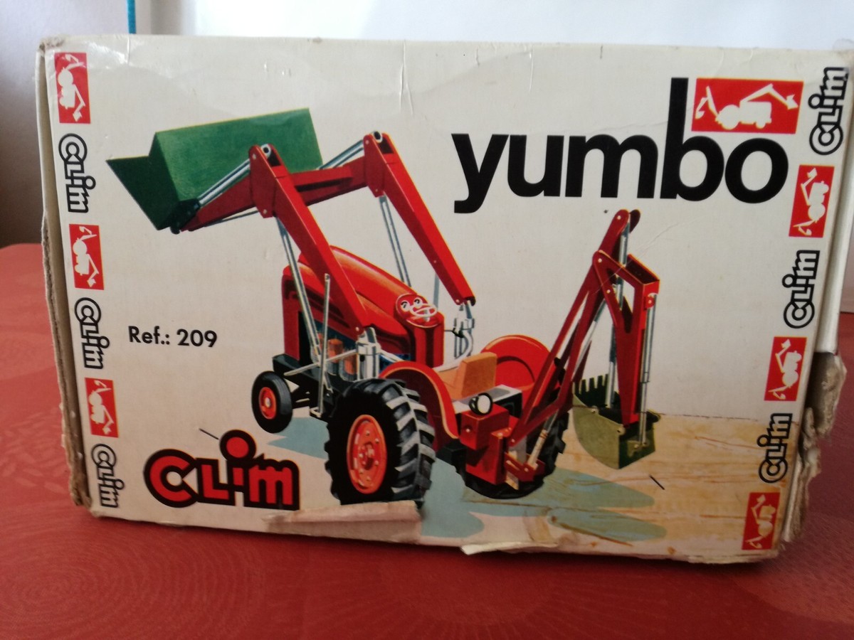 Jouet vintage en métal Tracteur J-12 JOUSTRA à restaurer - Label Emmaüs