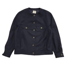 Alexon Black 90s Vintage Button Wool Jacket Uk Women's Size 12