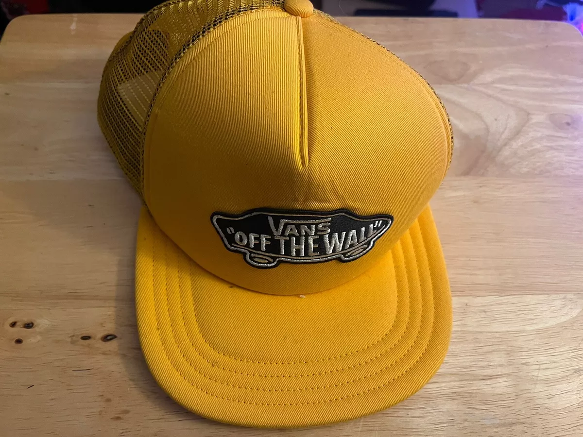 Wall Vans Flat eBay Patch Classic Black Bill The Yellow | Off Snapback Trucker Hat