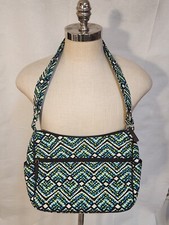 Vera Bradley Green Hipster Medium Crossbody Bag