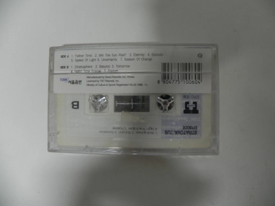 Stratovarius - Episode 1996 KOREA Cassette Tape / SEALED NEW - Image 3 of 3
