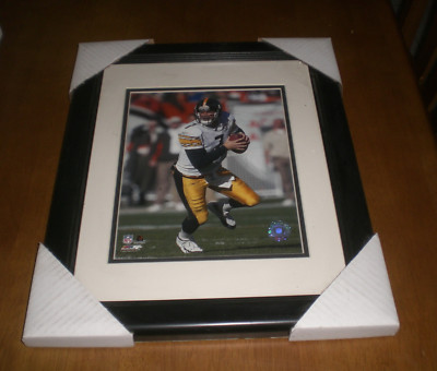 PITTSBURGH STEELERS BEN ROETHLISBERGER FRAMED & MATTED 