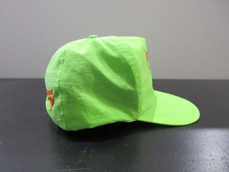 DE COLECCIÓN Newport Gorra Gorra Snap Back Cigarrillo Verde Neón Logo Para Hombres Años 90 Foto 4 de 4