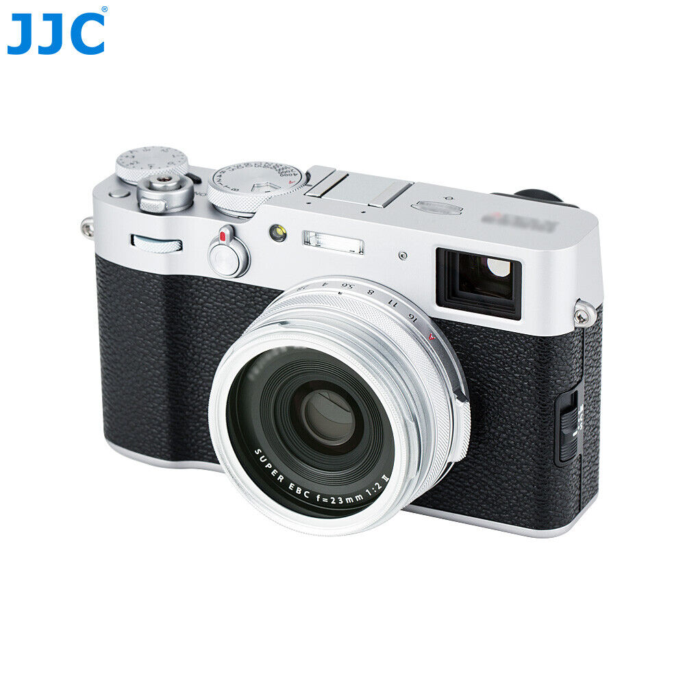 Silver JJC Mark II Metal 49mm Filter Adapter Ring /& Lens Hood Shade Protector for Fujifilm X100F X100T X100S X100 Replaces Fujifilm AR-X100 LH-X100
