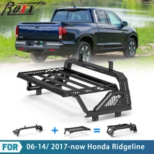 Adjustable Roll Sport Bar Chase Rack Bed Bar For 2017-2025 Honda Ridgeline