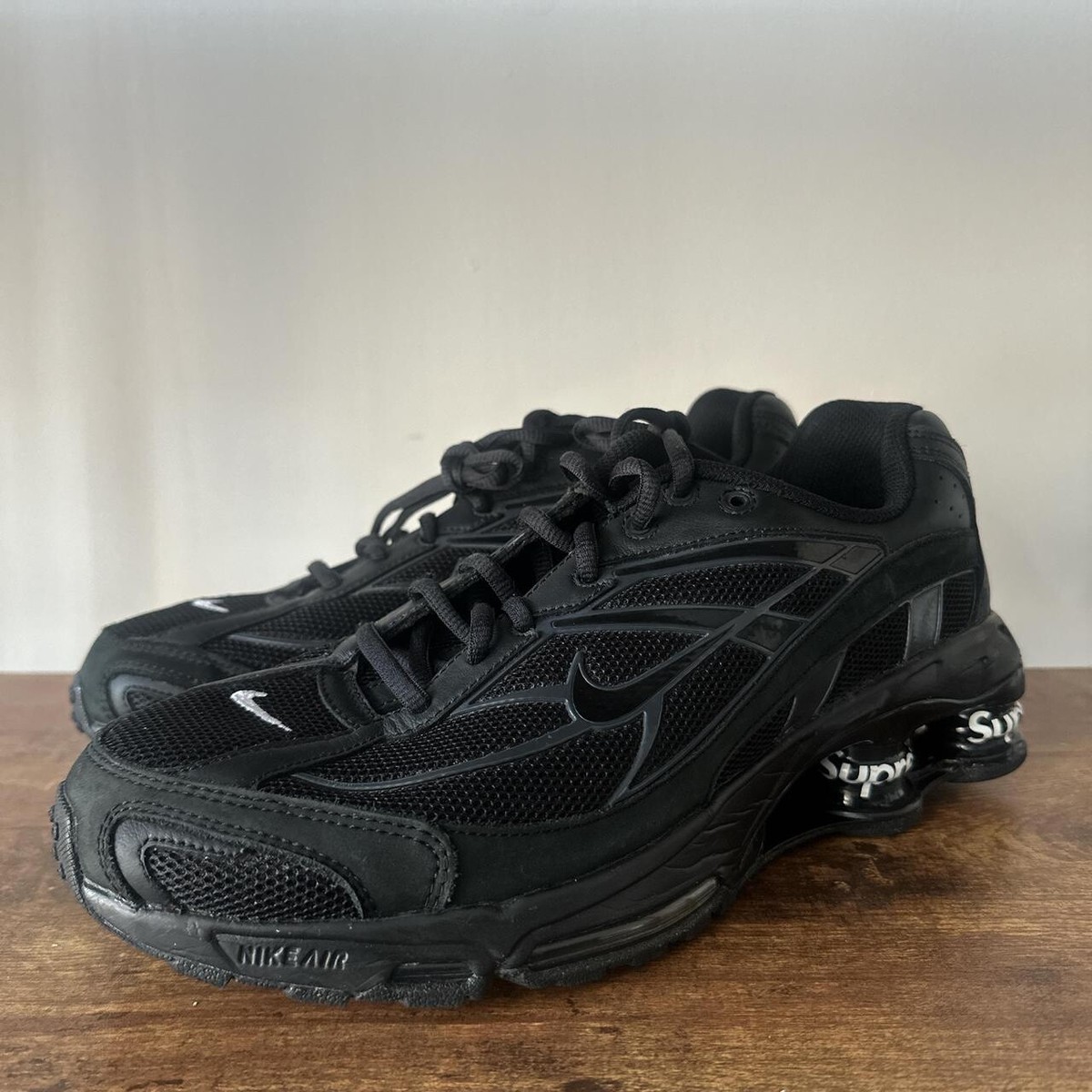 靴 Supreme Nike Shox Ride 2 Black Nike Supreme Shox Ride 2 'Black' MEN'S SIZE 9 | eBay