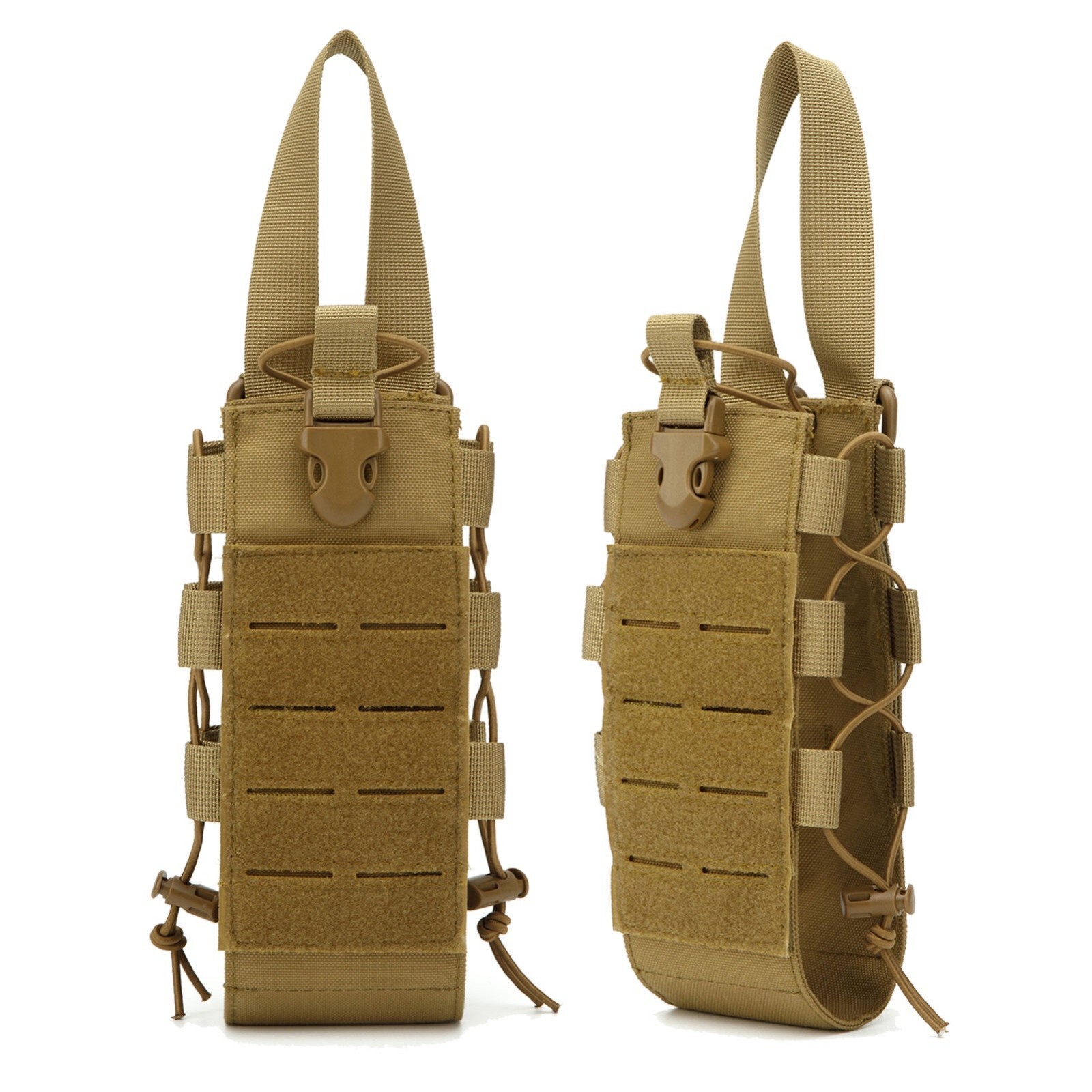 Holder With Handle Tactical Water Bottle Pouch (bulk 3 Sets)
