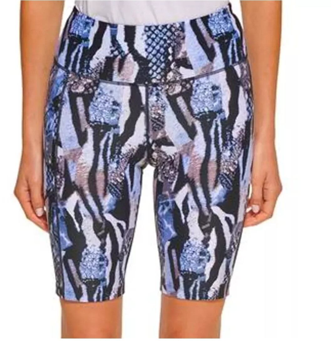 Calvin Klein Women's XS High Rise Fashion Print Bike Short Animal - Main Image