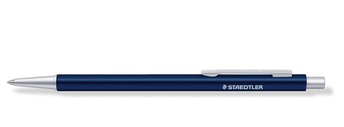 Staedtler With Blue Ink Premium "Organizer Pen" Ballpoint Pen , Blue Barrel