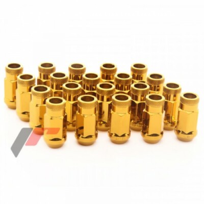 20 PCS + KEY GOLD COLOR WHEEL NUTS M12x1.25 JAPAN RACING