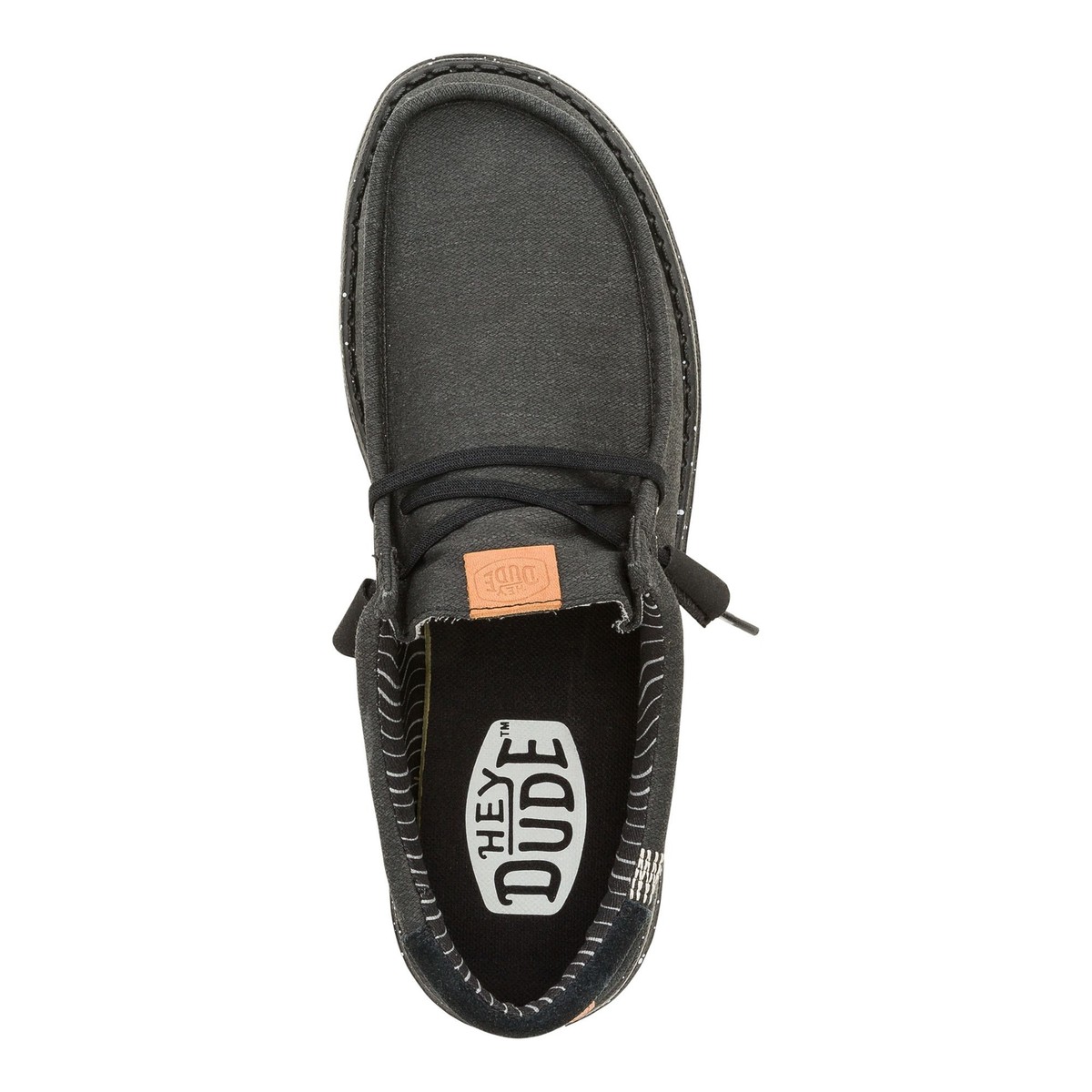 Wally Elevated Basics Black/Black - Men\'s Size 11 Amazon.com | HEYDUDE Men main image 2