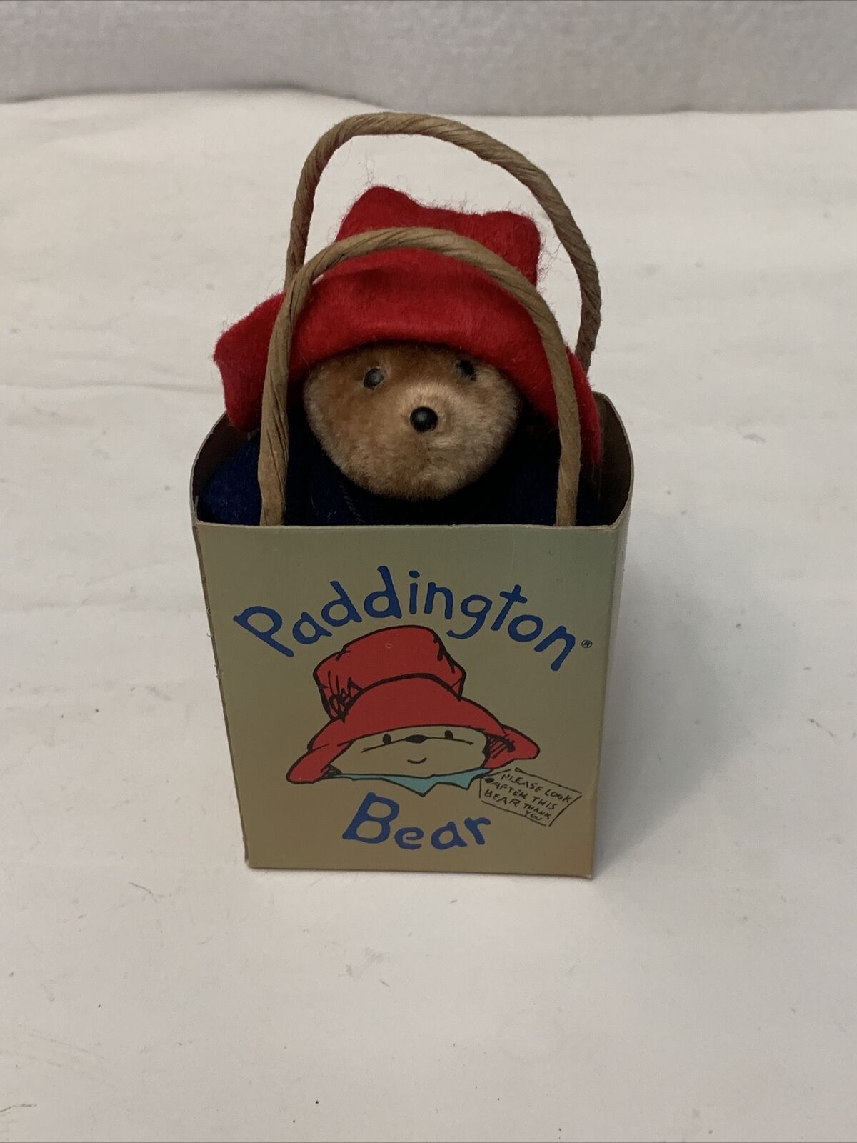 VINTAGE PADDINGTON BEAR 1987 EDEN TOYS INC CLASSIC TOY.