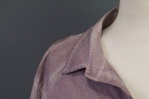 Elisa Cavaletti Purple Lagenlook Embroidered Shirt Top Size XL - Picture 7 of 22