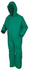 HEAVY DUTY WATERPROOF PVC RAIN SUIT OUTDOORS FISHING CONSTRUCTION COVERALLS 2XL