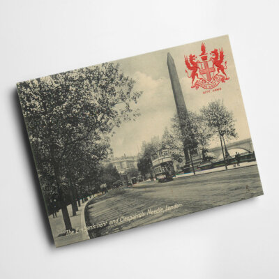 A4 PRINT - Vintage London - The Embankment and Cleopatra's Needle