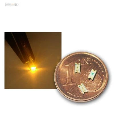 WORLD-TRADING-NET 20 SMD LEDs 1206 Gelb, gelbe SMDs LED SMT yellow giallo geel jaune gul amarillo