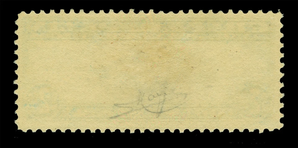 US 1930 AIRMAIL - GRAF ZEPPELIN issue $2.60 blue Scott # C15 mint MLH/NH VF - Image 2 of 2