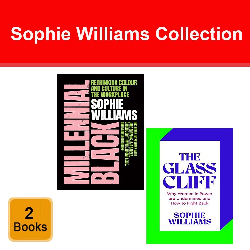 Sophie Williams Collection 2 Books Set Glass Cliff (Hardcover), Millennial Black