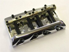 NUOVO originale Fender Big Block American Standard Precision Bass Bridge - CROMO