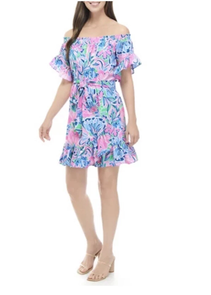 Lilly Pulitzer®Women's Maddlyn Off the Shoulder Stretch Dress Size S - Image 2 of 4