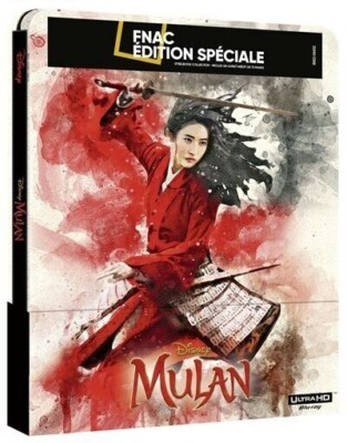 Mulan Limited Collector's Edition Special Fnac Steelbook Blu-ray 4K Ultra HD Neu