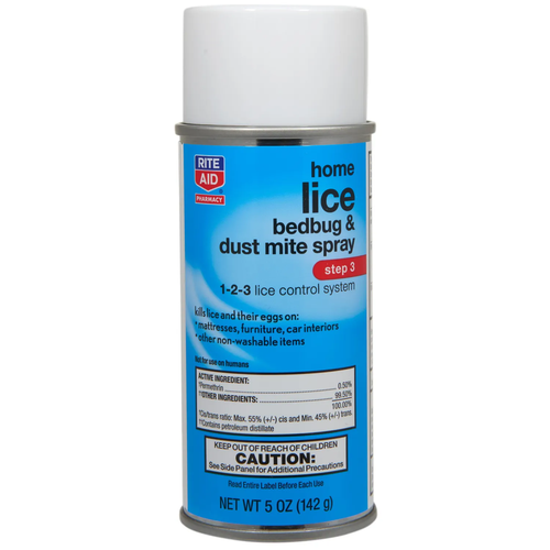 Rite Aid HOME Lice, Bedbug & Dust Mite Spray Step 3 Home Lice Control