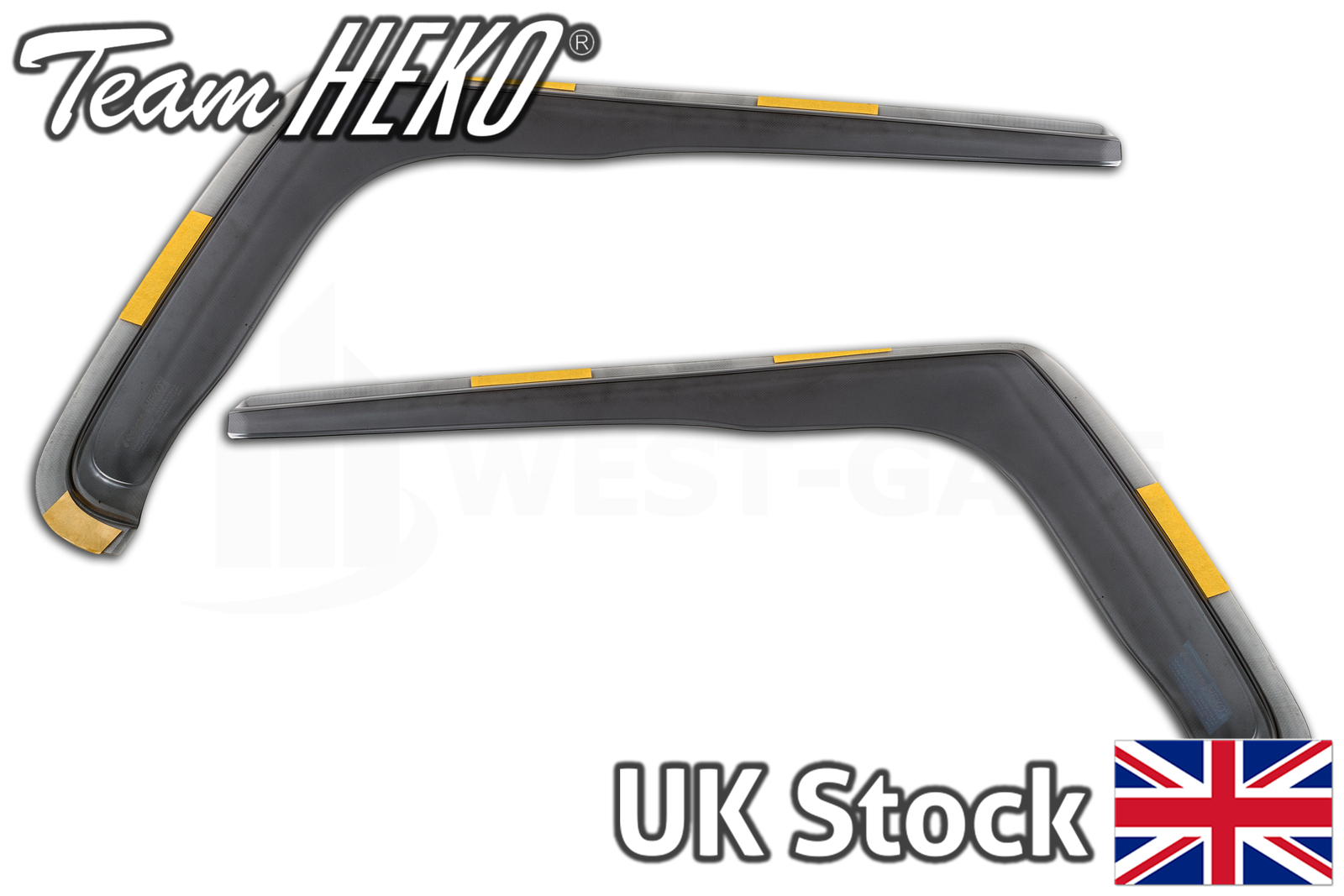 HEKO wind deflectors front set 2piece PEUGEOT BOXER mk2 2doors 2006