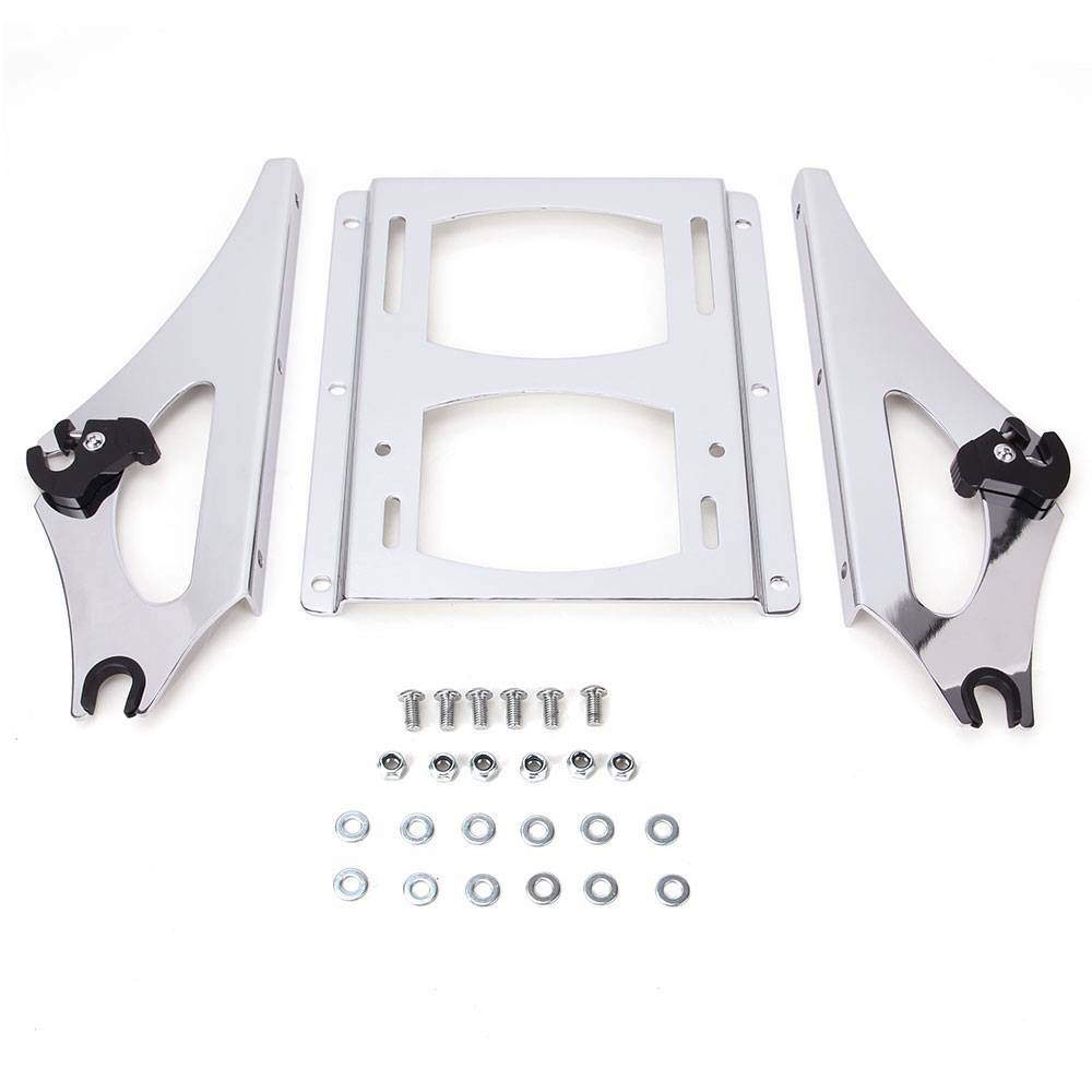 Detachable Solo Mount Rack Fit For Harley Touring Road Electra...