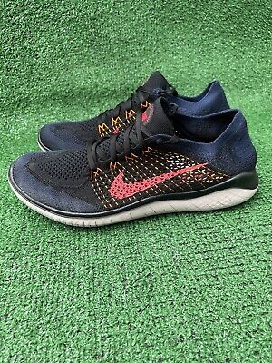 Nike Free RN Flyknit Black Flash Crimson Orange Peel 942838 Nike Free RN Flyknit Black Flash Crimson Orange Peel 942838