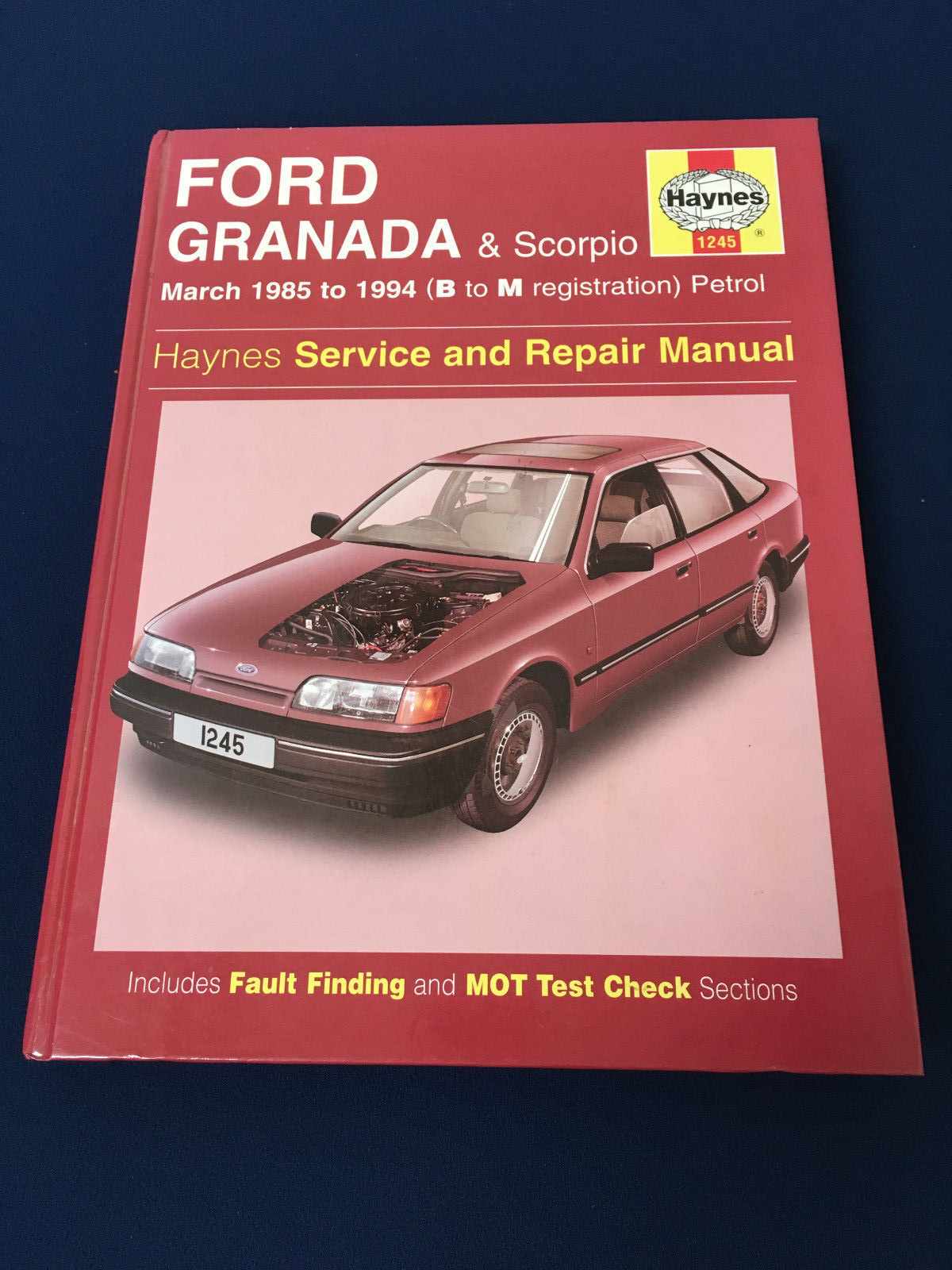 Ford Granada & Scorpio Haynes Service & Repair Manual 1985-1994 Petrol  (1245) | eBay