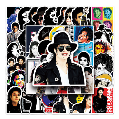 50x Michael Jackson King Of Pop Musik Ikone Hall Of Fame Aufkleber Graffiti iPod