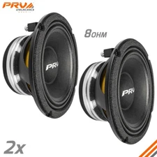 2x PRV Audio 6MR600X-NDY 8 Ohm Neodymium 6.5" Car Audio Midrange Speakers 1200W