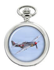P-51 Mustang Aircraft Pocket Watch