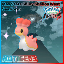 Pokemon Legends: Arceus Shiny Shellos West Sea Form Max Stats